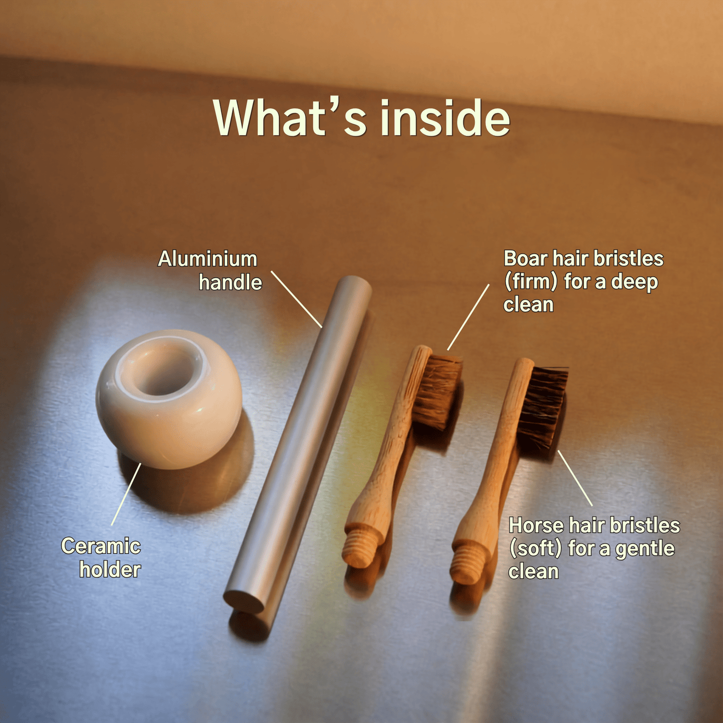 Natural Bristle Toothbrush System (Starter Pack) - Toxin Dodger
