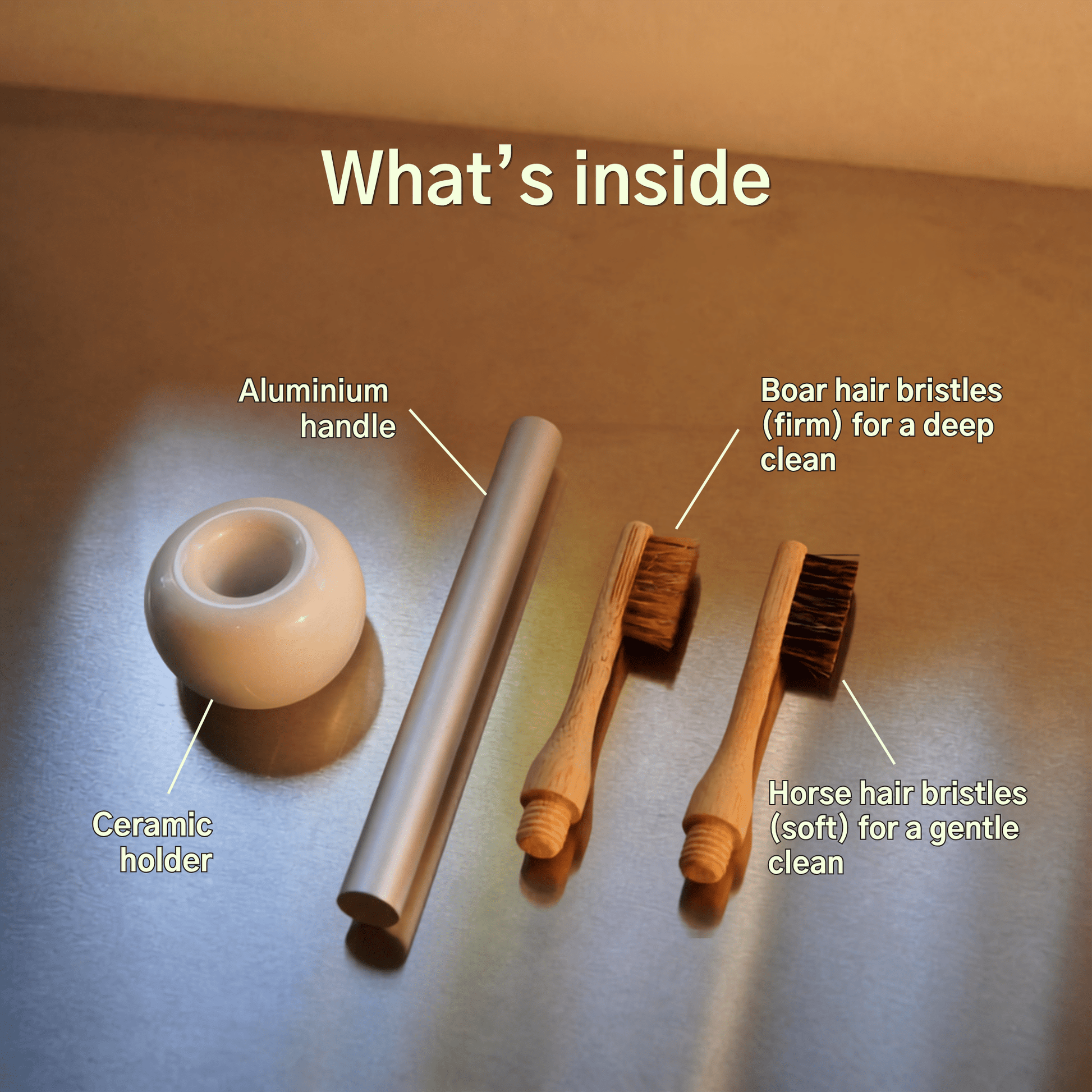 Natural Bristle Toothbrush System (Starter Pack) - Toxin Dodger