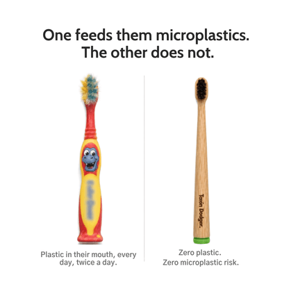 KIDS Natural Bristle Toothbrush (4-pack) - Toxin Dodger