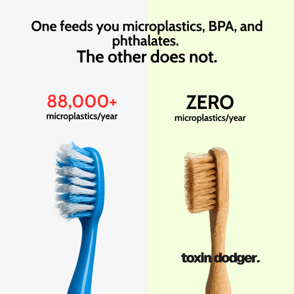 Natural Bristle Toothbrush System (Starter Pack) - Toxin Dodger