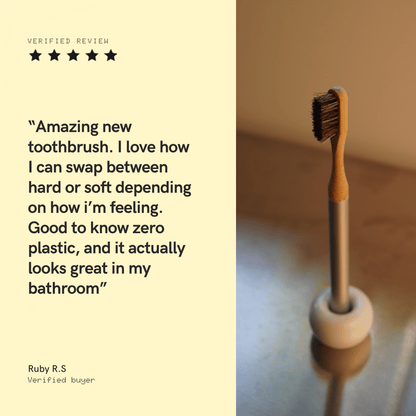 Natural Bristle Toothbrush System (Starter Pack) - Toxin Dodger