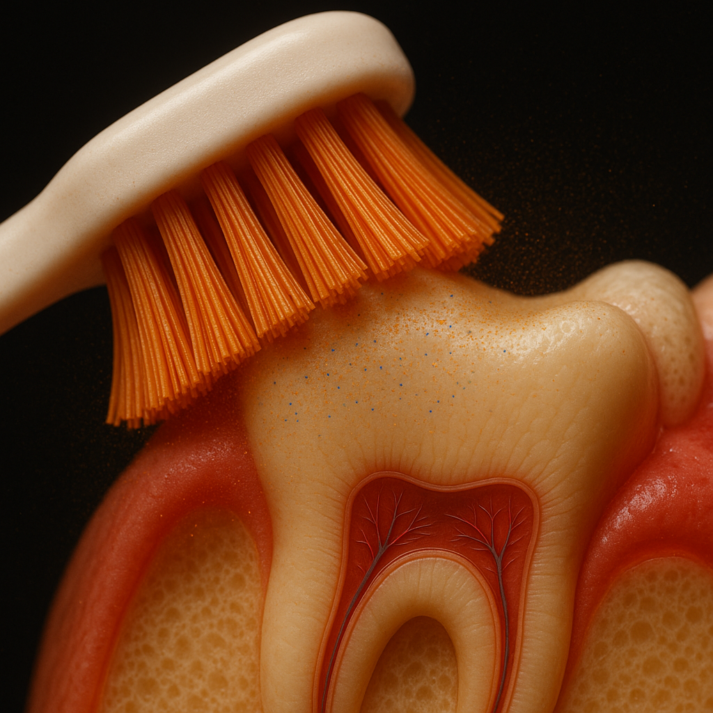 PubMed research study on microplastics in oral healthcare products